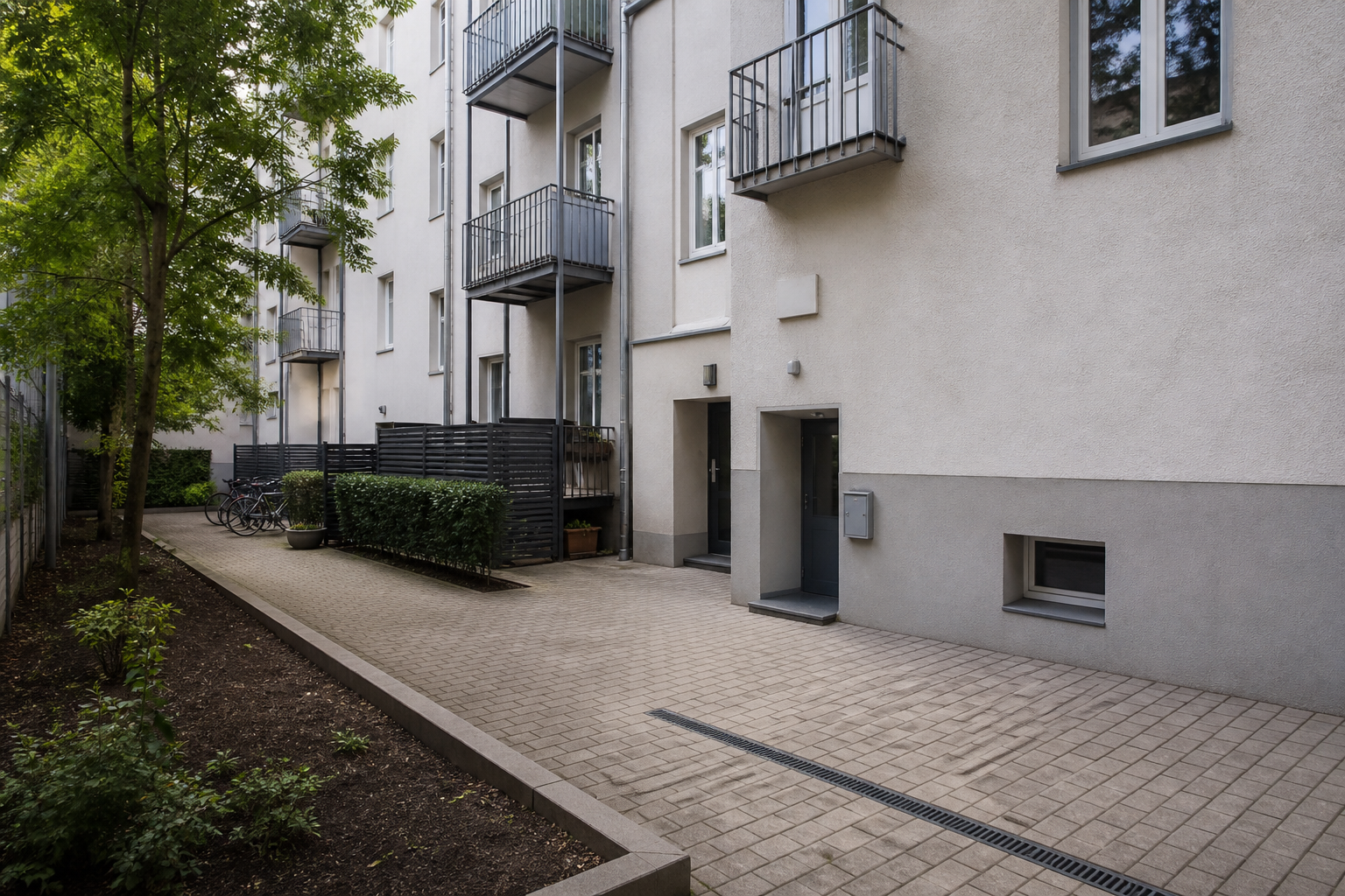 Illustrative Darstellung zum Ratgeberthema Wärmepumpe im Mehrfamilienhaus: Zentrale und dezentrale Konzepte